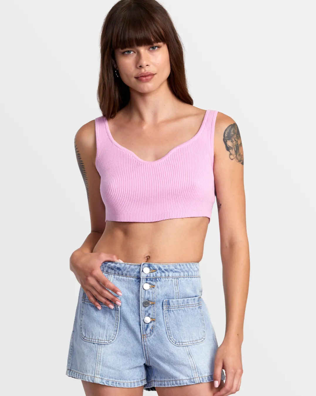 BARDOT DENIM SHORTS