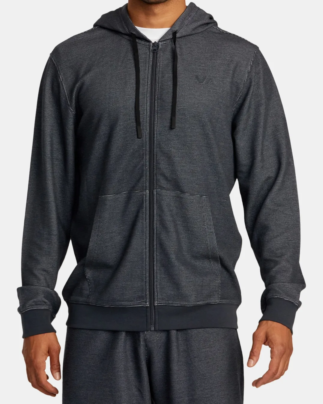 C-ABLE WAFFLE KNIT ZIP HOODIE