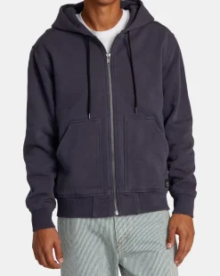 CHAINMAIL ZIP-UP HOODED SWEATSHIRT