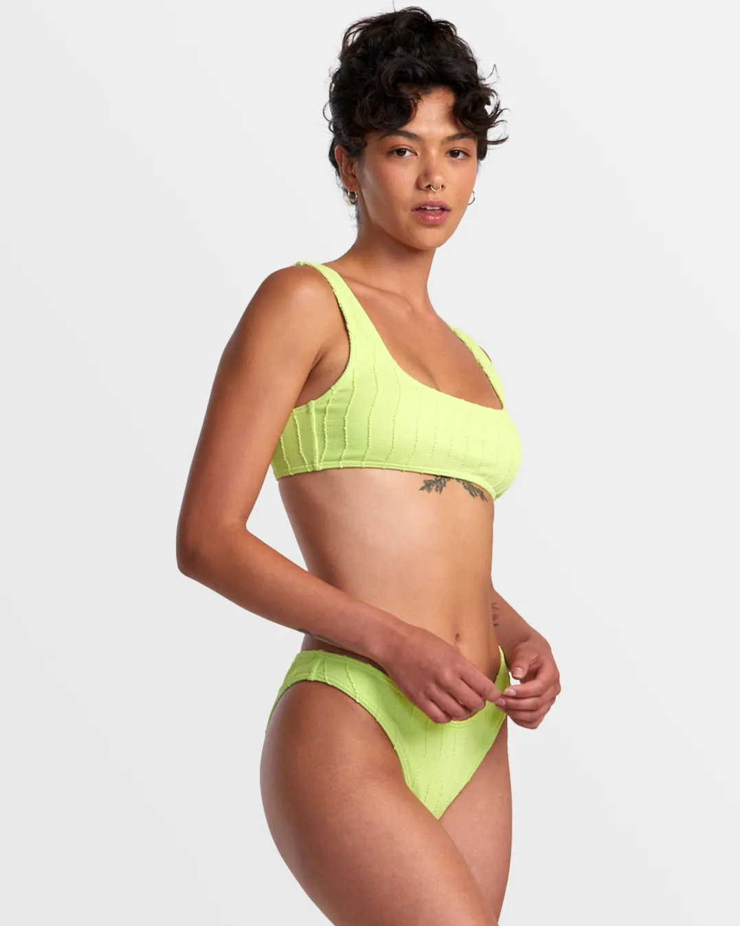 CHEVY GROOVES HIGH LEG FRENCH BIKINI BOTTOMS