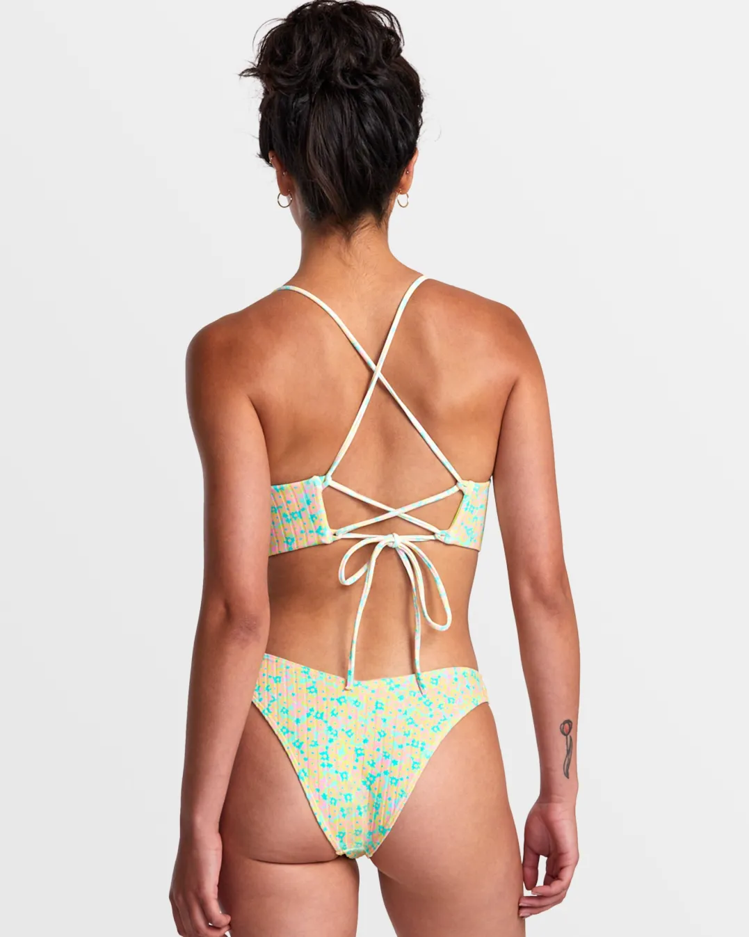 CONFETTI STRAPPY CROP BIKINI TOP