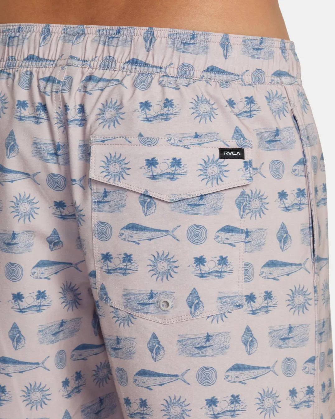 DORADO ELASTIC WAIST BOARDSHORTS 17''