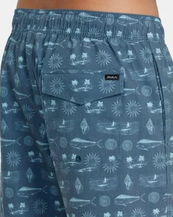 DORADO ELASTIC WAIST BOARDSHORTS 17''