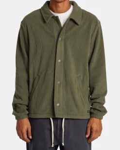 DOWNTOWN FLEECE COACHES JACKET