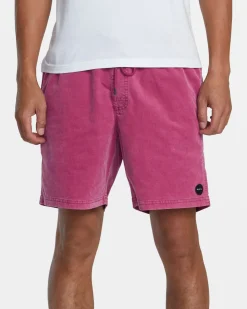 ESCAPE 17" ELASTIC WAIST CORDUROY SHORTS