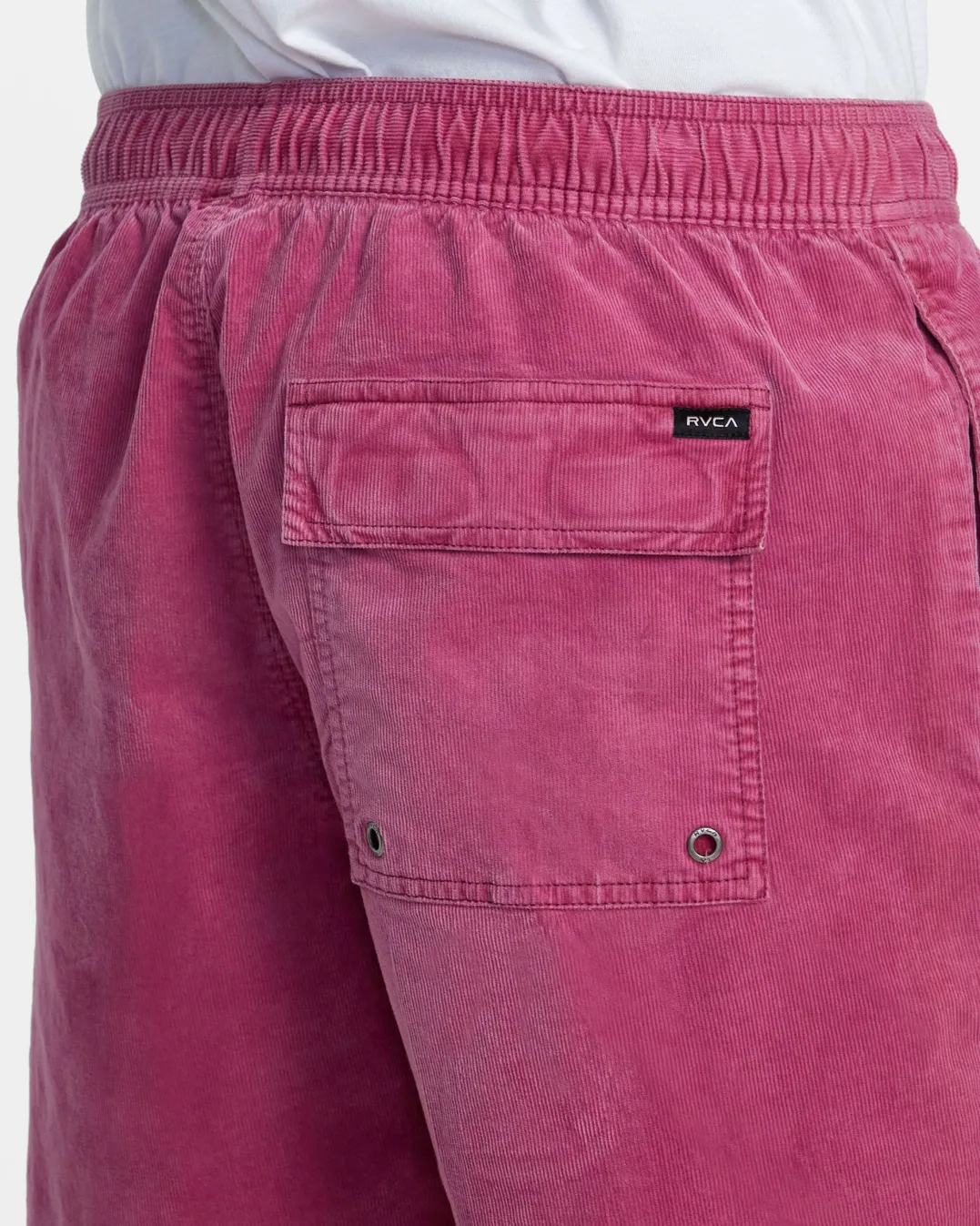 ESCAPE 17" ELASTIC WAIST CORDUROY SHORTS