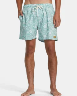 EXOTICA ELASTIC WAIST BOARDSHORTS 16''