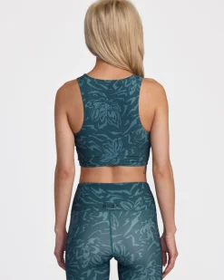 GATHERED FRONT FITTED CROP TOP
