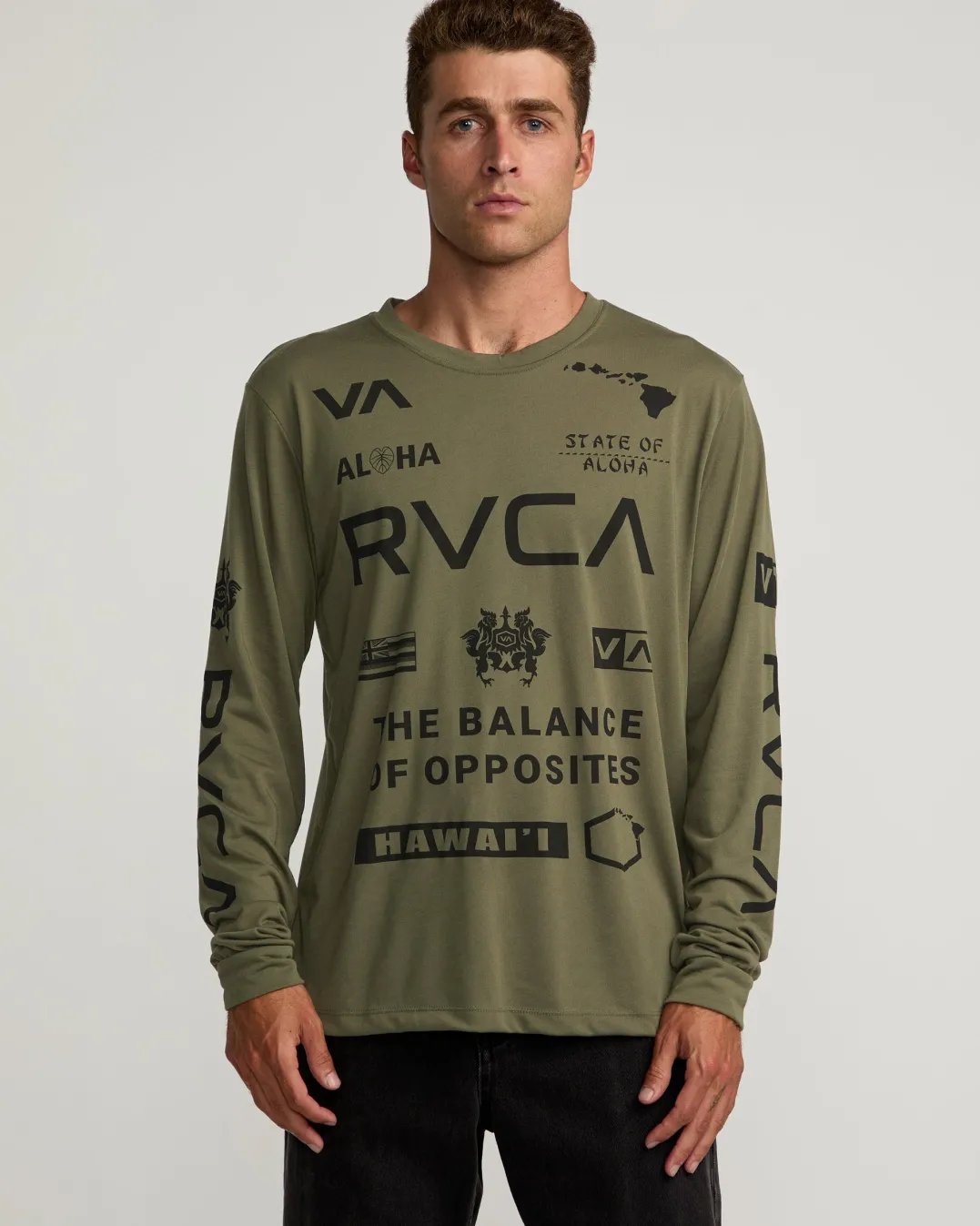 HAWAII ALL BRAND SPORT TECH LONG SLEEVE TEE