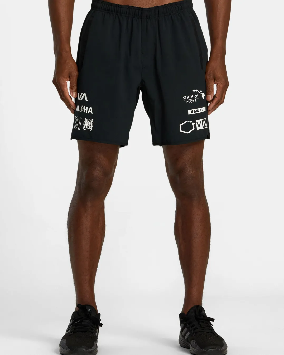 HAWAII ALL BRAND YOGGER STRETCH 17" SHORTS