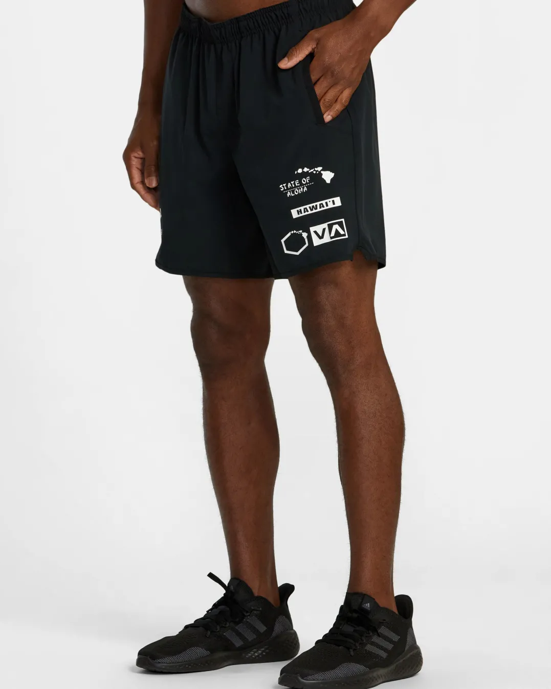 HAWAII ALL BRAND YOGGER STRETCH 17" SHORTS