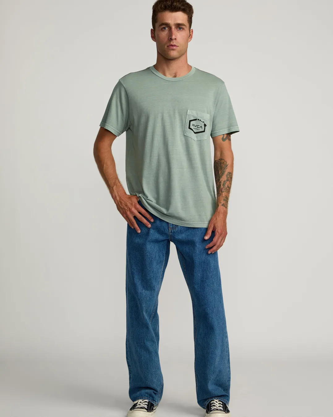 HAWAII ISLAND HEX POCKET TEE