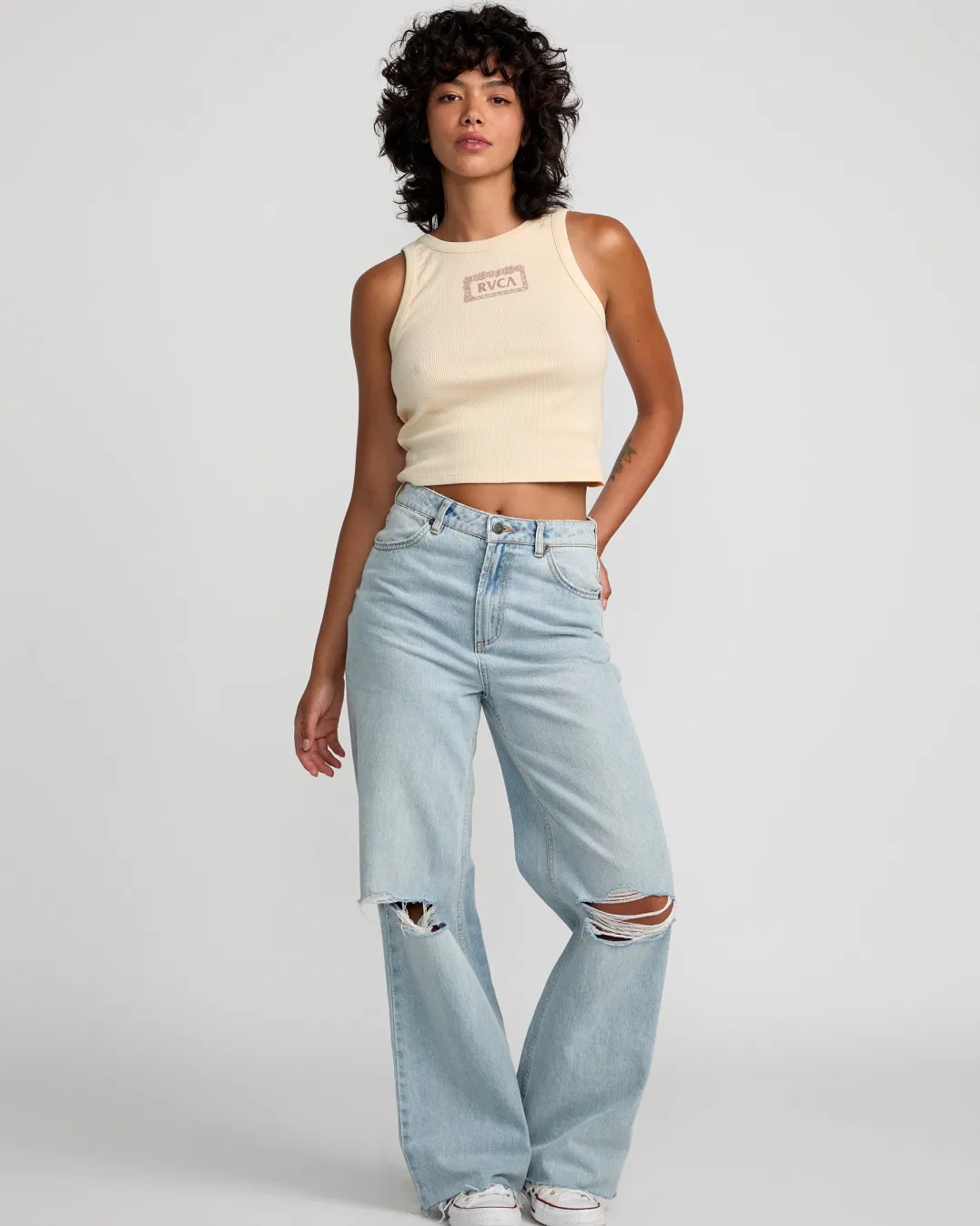 ISLAND LEI CROPPED TANK TOP