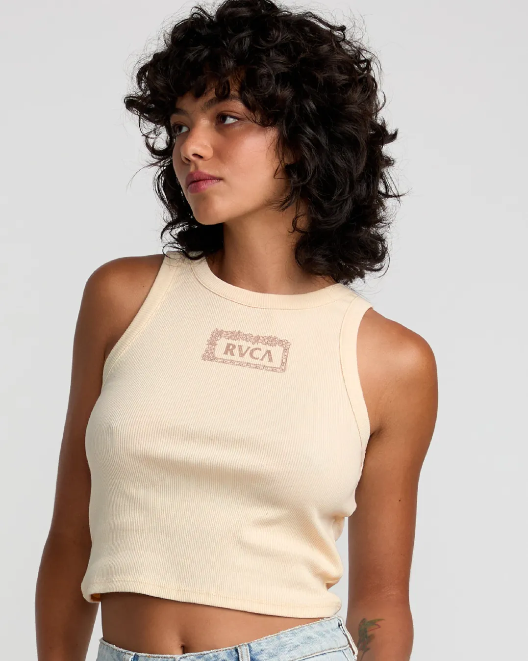 ISLAND LEI CROPPED TANK TOP