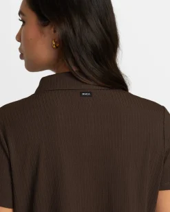 JENNI BUTTONED SHORT-SLEEVE SHIRT