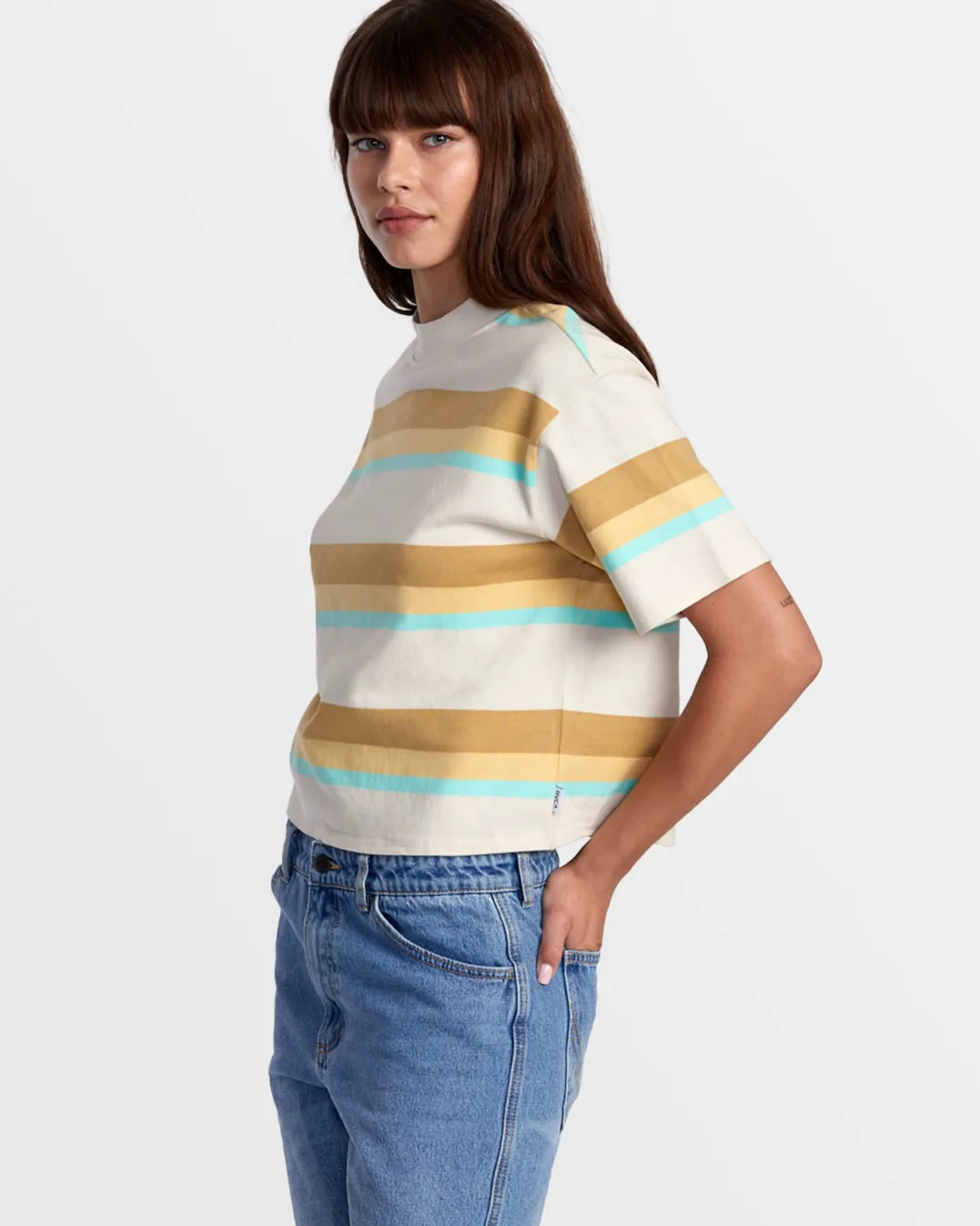 KINNEY MOCK NECK TEE
