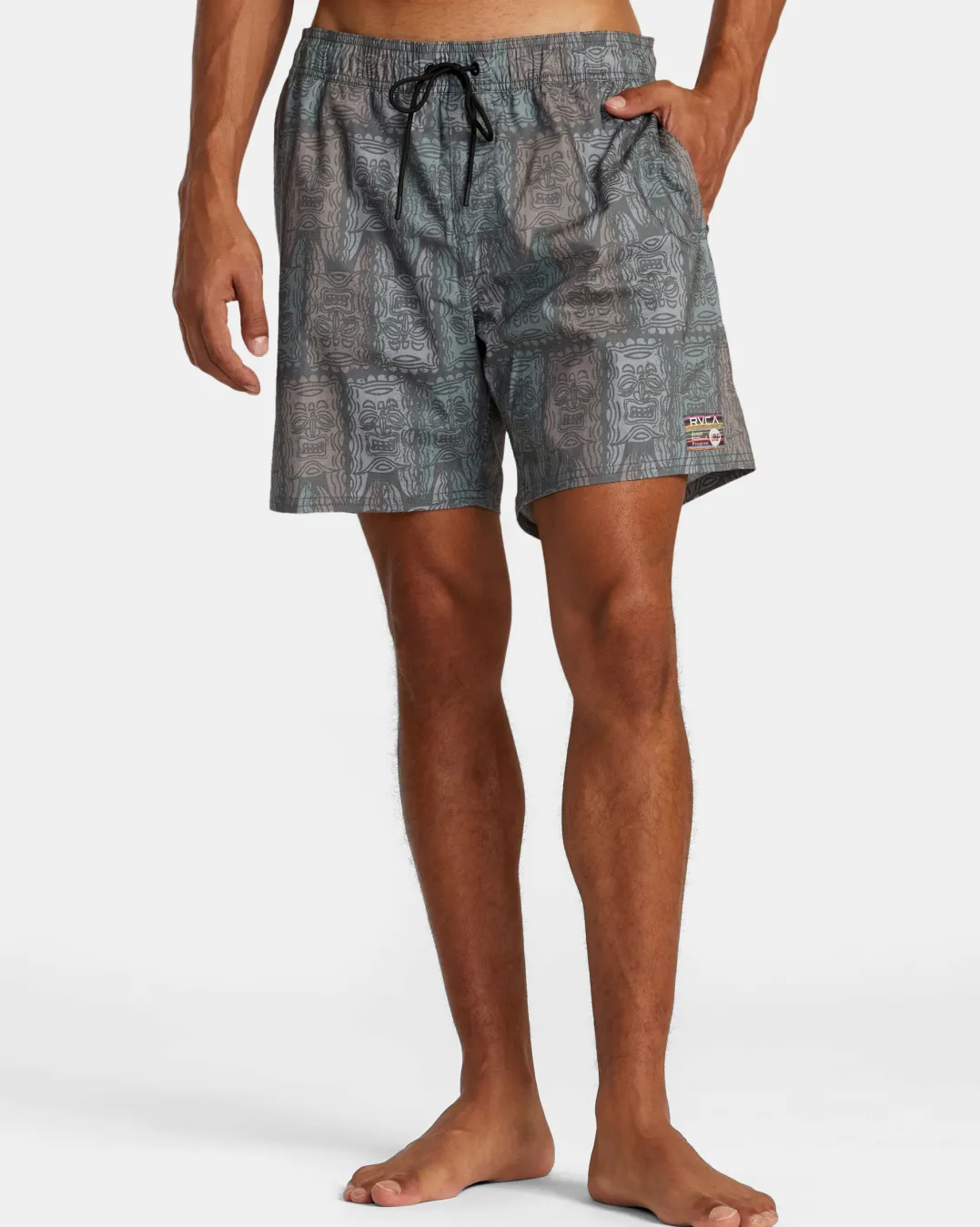 OBLOW TAPA ELASTIC WAIST BOARDSHORTS