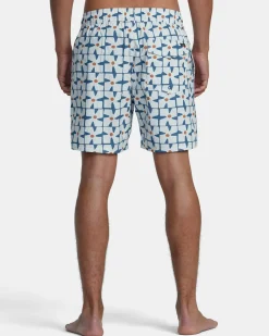 PERRY 17" ELASTIC WAIST BOARDSHORTS