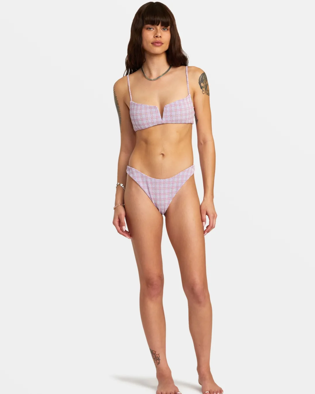 PREPPED V-WIRE BRALETTE BIKINI TOP