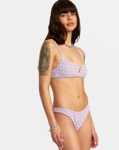 PREPPED V-WIRE BRALETTE BIKINI TOP