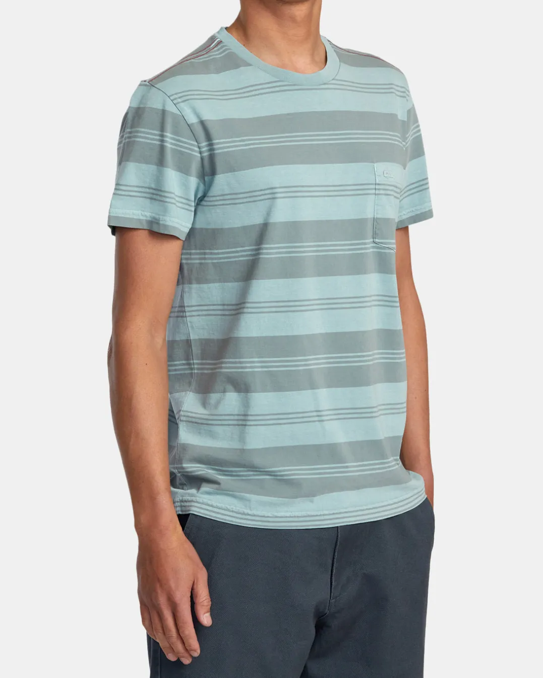 PTC STRIPE SHORT SLEEVE KNIT