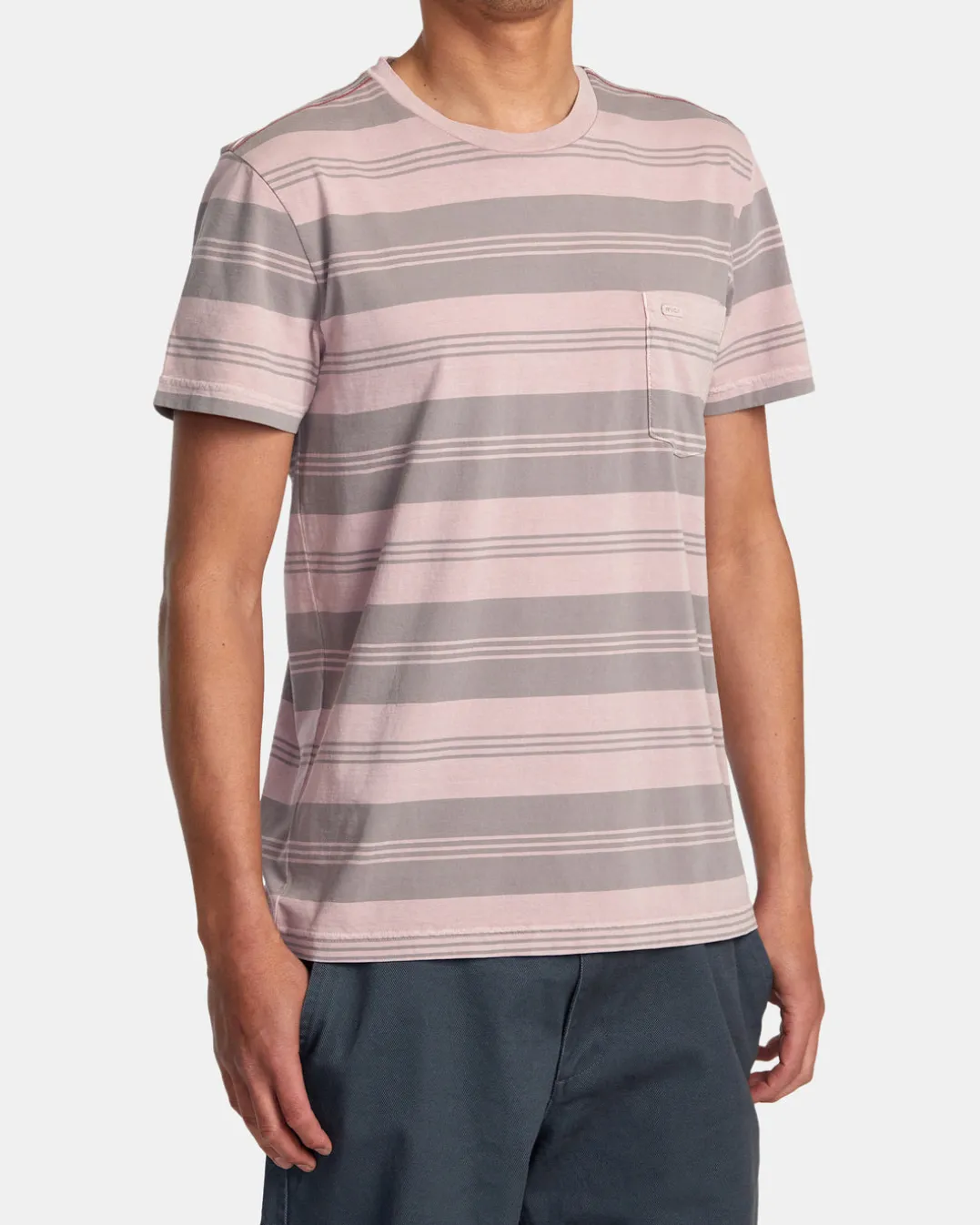 PTC STRIPE SHORT SLEEVE KNIT