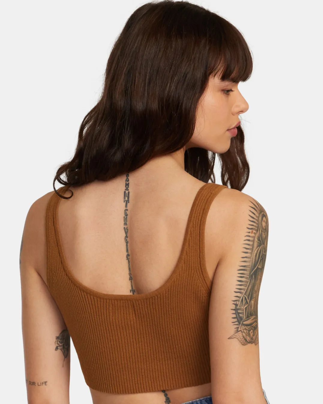 SELECTS ROUNDABOUT SWEATER TANK V-NECK SWEATER