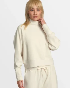 SOFIE WAFFLE MOCK NECK