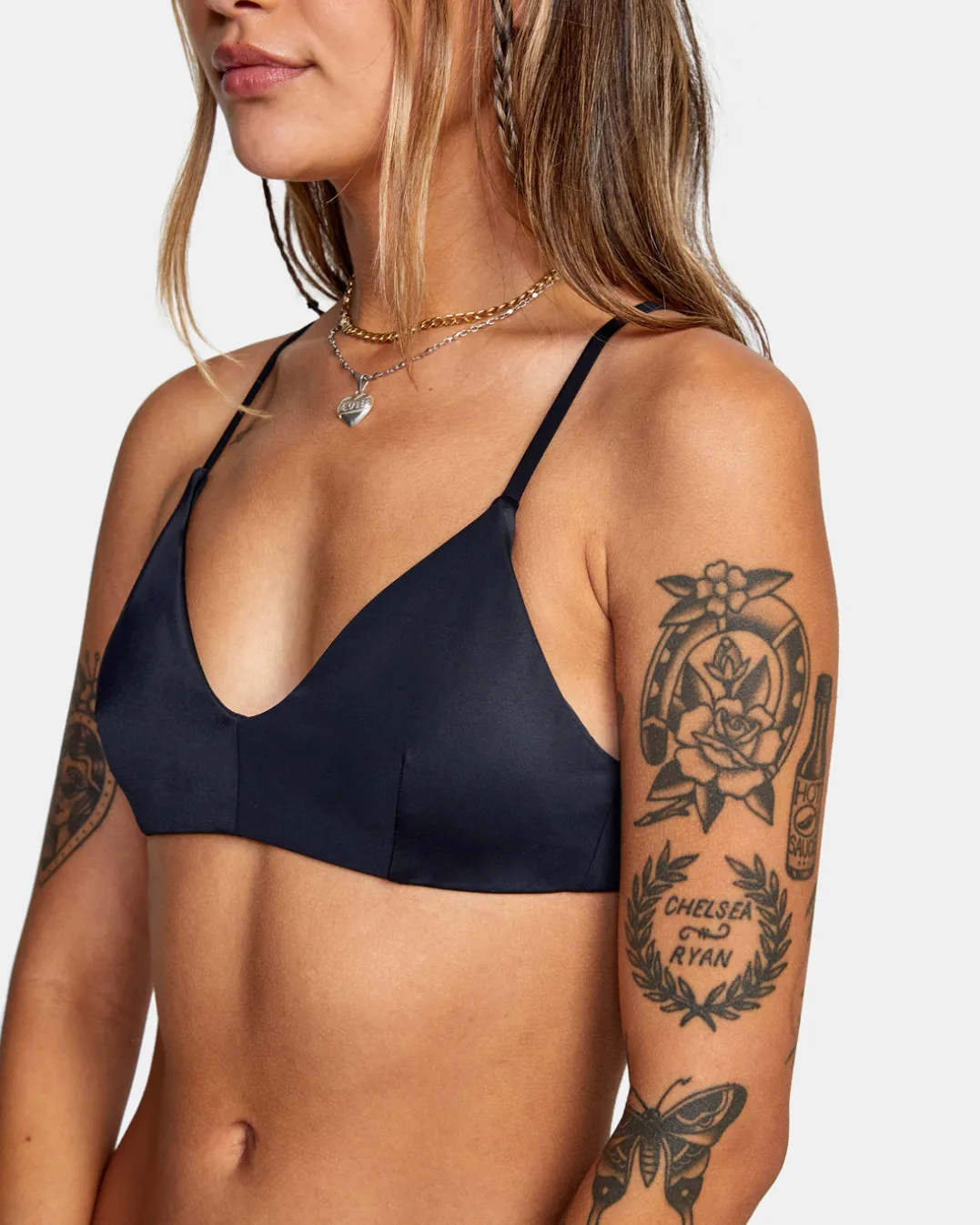 SOLID CROSSBACK BIKINI TOP