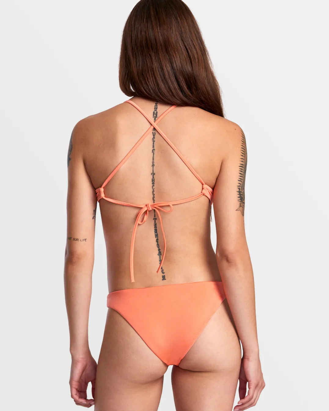 SOLID SHIMMER CROSSBACK TRIANGLE BIKINI TOP