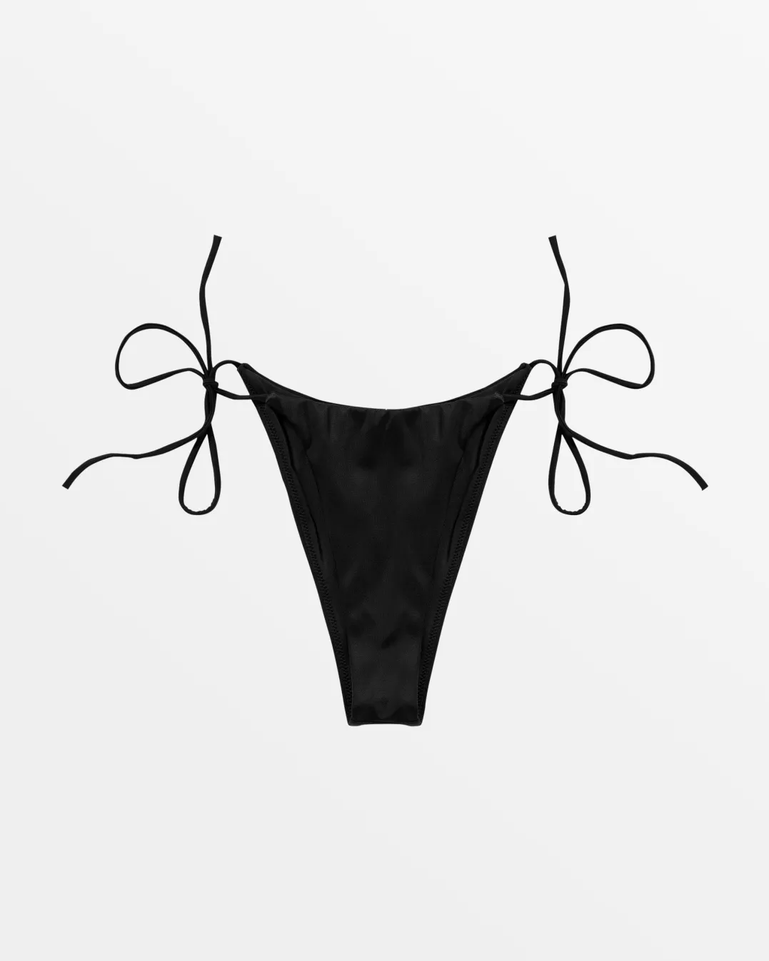 SOLID SKIMPY TIE SIDE BIKINI BOTTOMS
