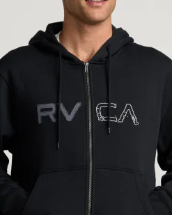 SPLIT PATH ZIP HOODIE