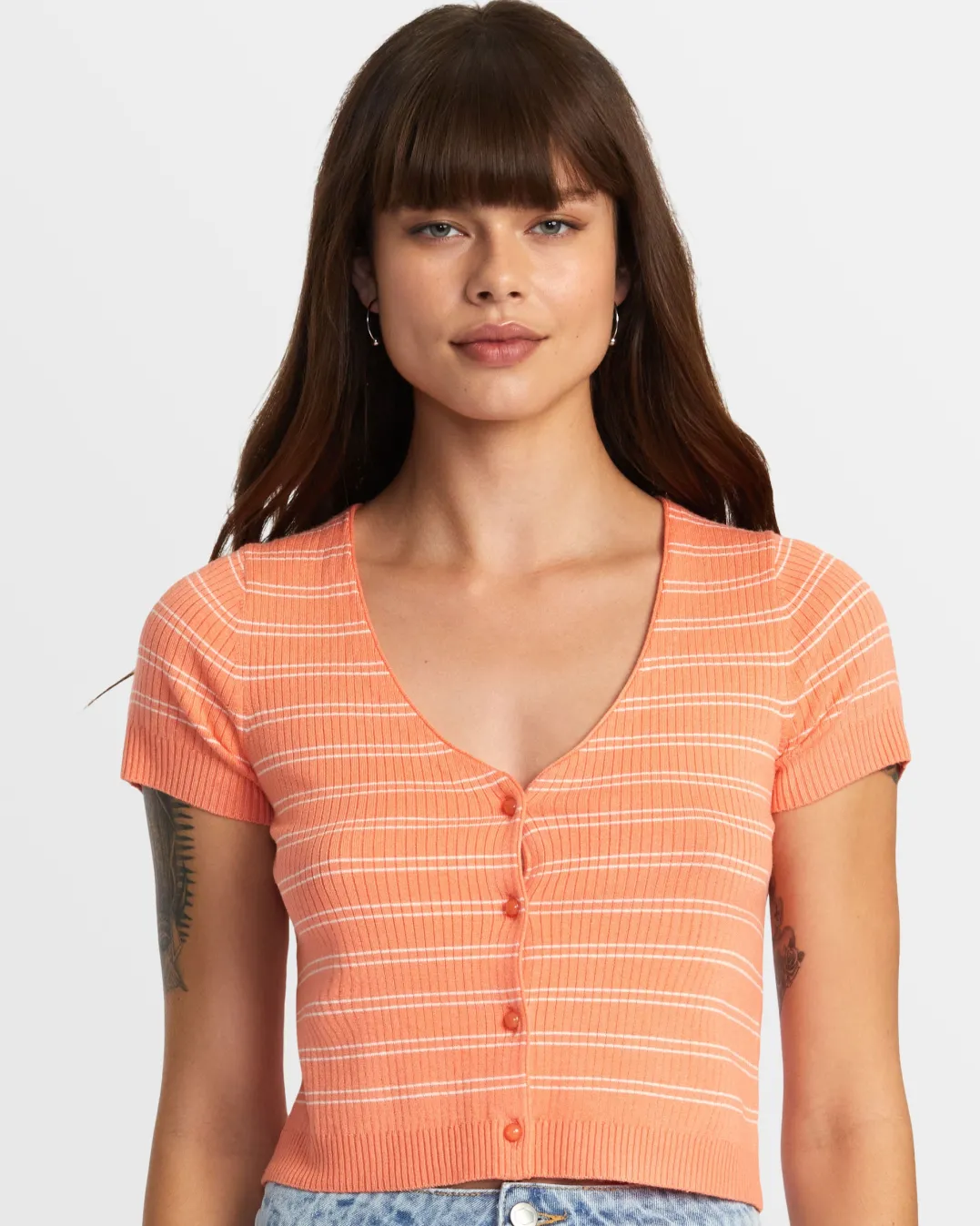 TAYLOR SWEATER TOP V-NECK SWEATER