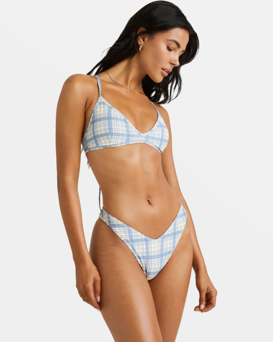 VINTAGE PLAID V MEDIUM FRENCH BIKINI BOTTOMS