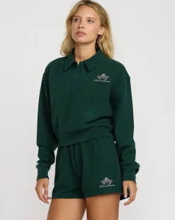 WAFFLE JERSEY TOP
