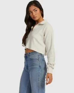 WAFFLE VTG LONG SLEEVE KNIT
