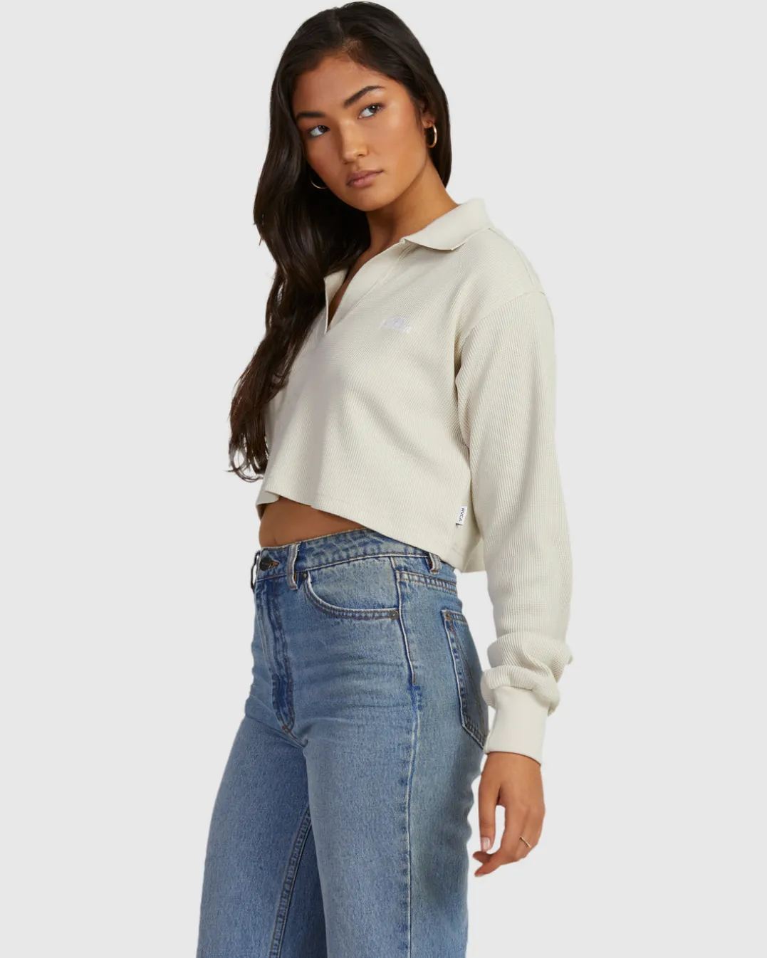 WAFFLE VTG LONG SLEEVE KNIT