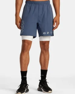 YOGGER TRAIN 2-IN-1 17" WORKOUT SHORTS